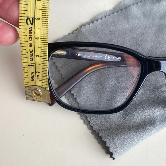 FENDI Eyeglasses, F1013 Brown Tortoise Shell  size 53 17 001 - Picture 16 of 16